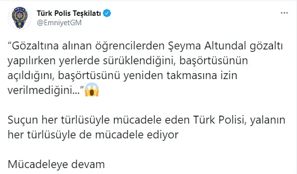 Son dakika: Şeyma Altundal isimli öğrencinin yalanı ortaya çıktı: Başörtümü takmama izin vermediler demişti