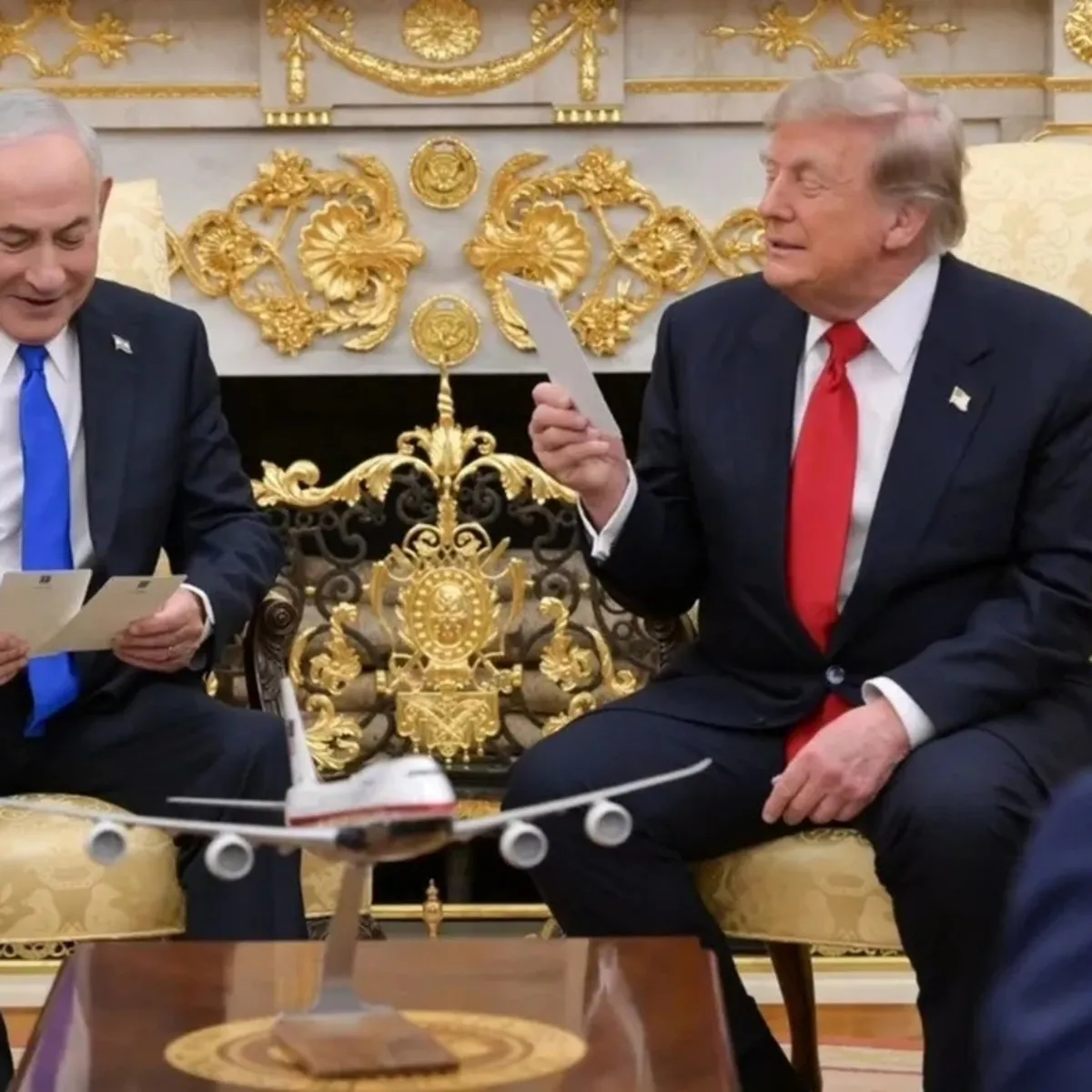 Netanyahu'nun ABD Ziyaretindeki Suriye Haritası Gündemde