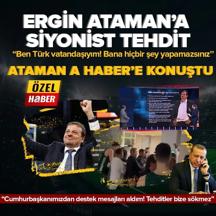 Erdoğan Ataman’a ’geçmiş olsun’ telefonu!