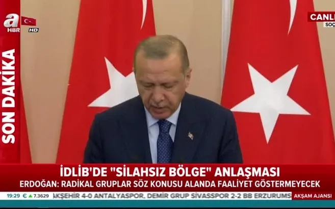 Erdoğan ve Putin açıklama yaptı
