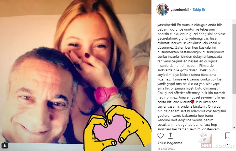 Mehmet Ali Erbil'in kızı Yasmin Erbil'den duygulandıran mesaj! 1