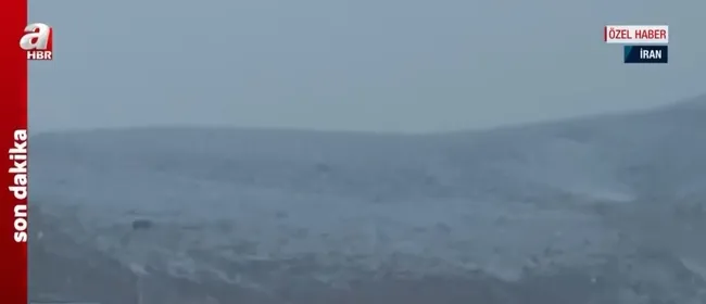 İran’da sorun yaşanan doğalgaz santralini A Haber’e görüntüledi