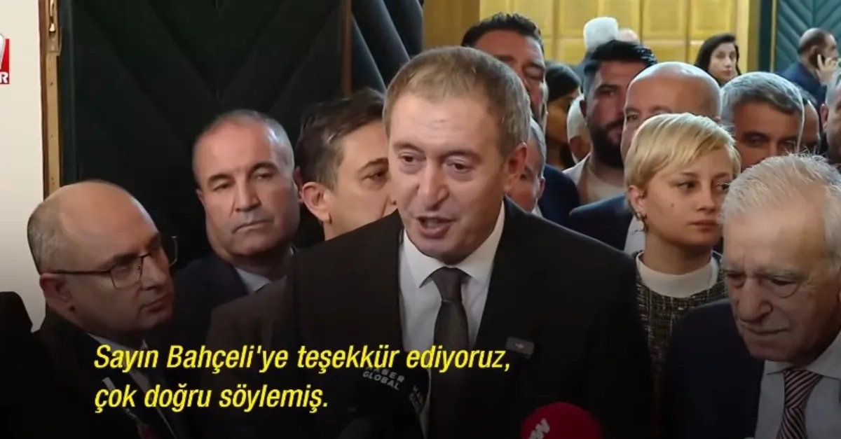 DEM Parti’den Bahçeli’ye Demirtaş teşekkürü