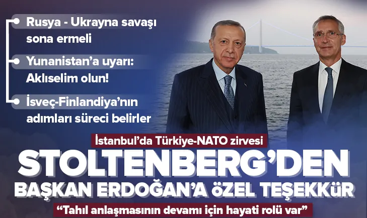 Başkan Erdoğan, Stoltenberg ile görüştü