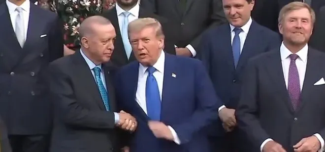 BAŞKAN ERDOĞAN NATO AİLE FOTOĞRAFINA KATILDI