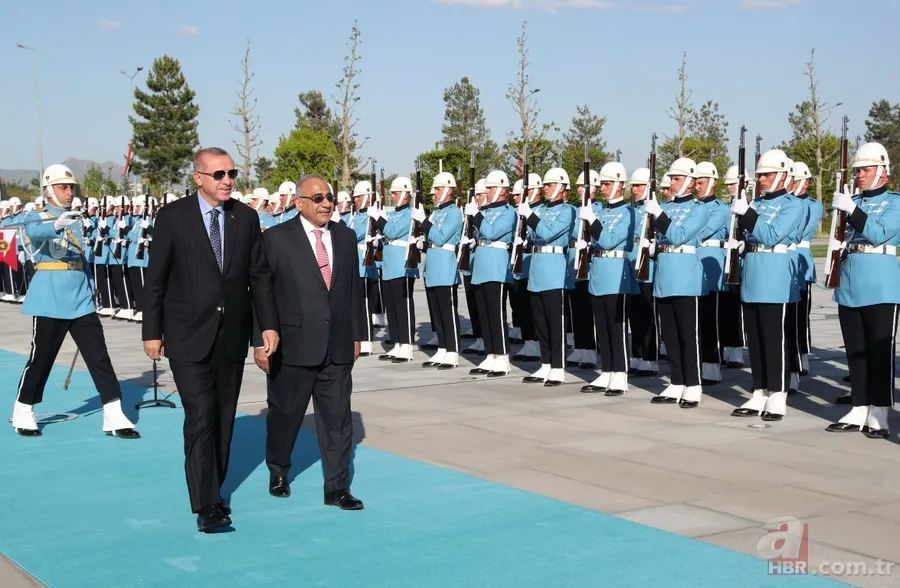 Başkan Erdoğan, Irak Başbakanı Abdulmehdi'yi resmi törenle karşıladı 10