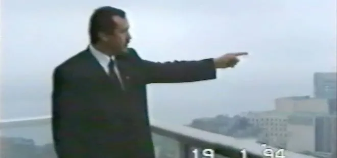 Başkan Erdoğan 1994 yılında, ’Şuraya cami yapacağız’ demişti! İşte 25 yıl önceki o görüntüler...