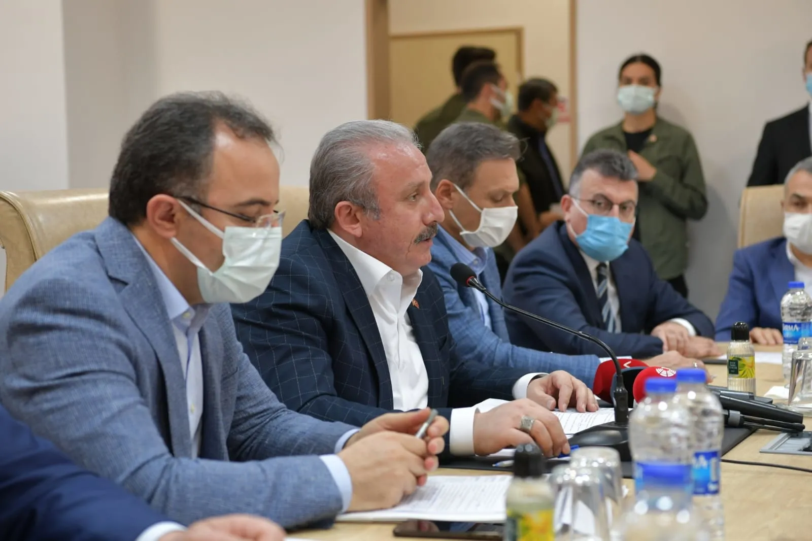 TBMM Başkanı Şentop deprem bölgesinde