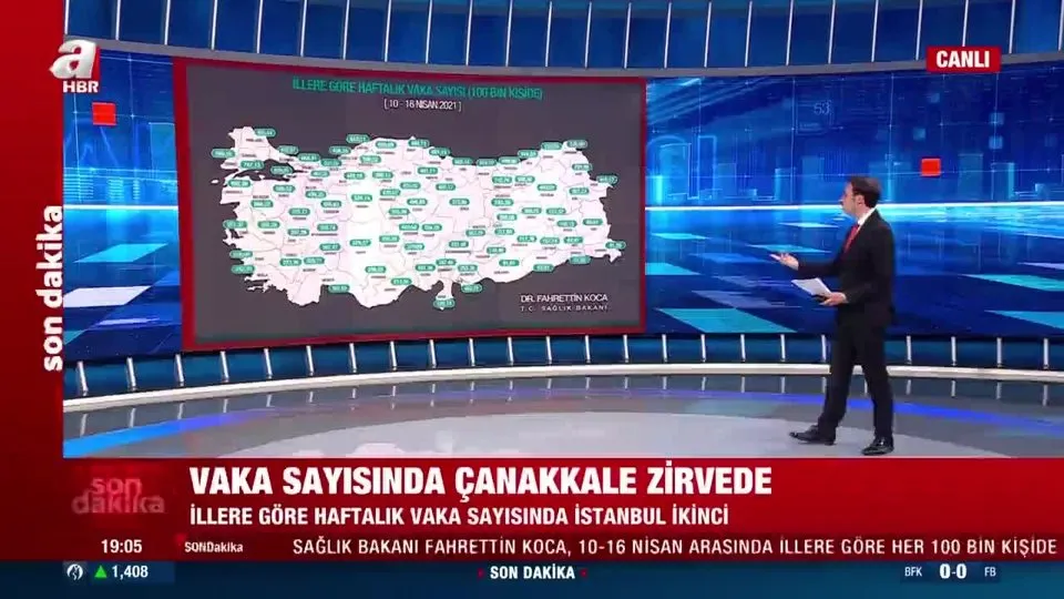 Sağlık Bakanı Fahrettin Koca 81 ilin en güncel risk haritasını açıkladı! ’Salgının artış hızı düşüyor’ 10-16 Nisan 2021 | İstanbul’da son durum nasıl? İşte yanıtı