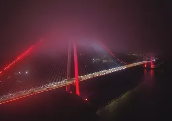 Yavuz Sultan Selim Köprüsü'nde muhteşem sis manzarası!