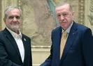 Başkan Erdoğan Pezeşkiyan ile görüştü