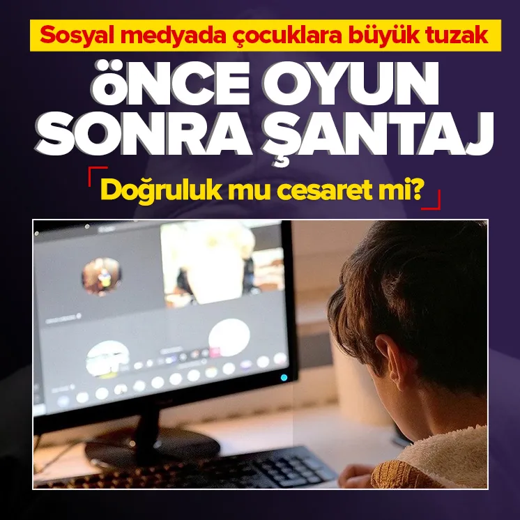 Önce oyun sonra şantaj