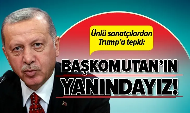 Ünlü sanatçılardan Donald Trump'a tepki yağdı!