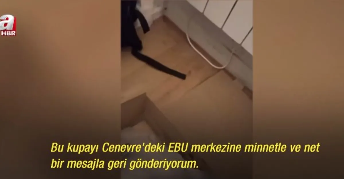 İsrail'e tepki gösterdi, kupasını iade etti