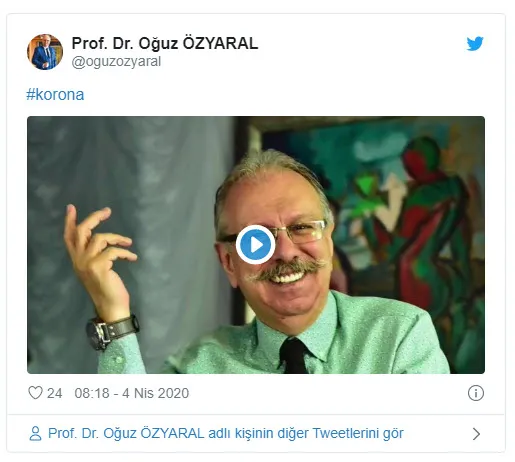 Son dakika: Prof. Dr. Oğuz Özyaral'ın corona virüs testi pozitif çıktı! Oğuz Özyaral kimdir? - 1