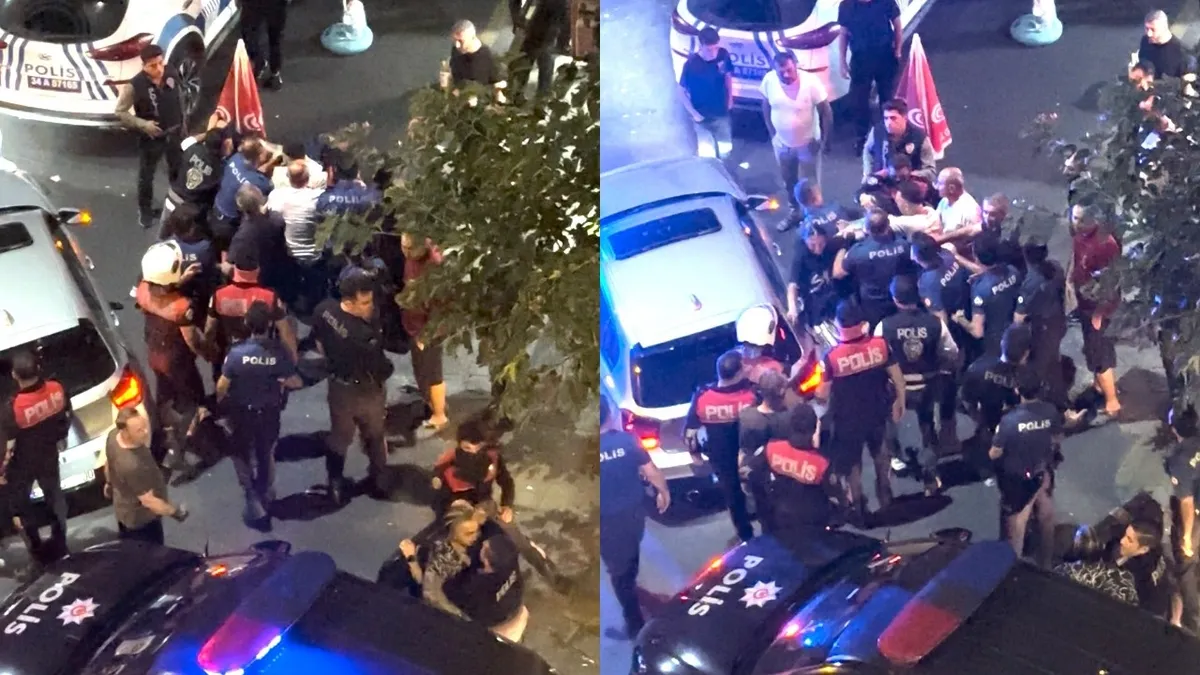 Kağıthane'de taciz iddiası sonrası kavga! Kaçan 2 şüpheli dron takibiyle yakalandı