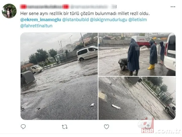 CHP'li Ekrem İmamoğlu'nun "sorunu çözdük" dediği ilçeler sel altında kaldı! Sosyal medya İmamoğlu'na büyük tepki 16