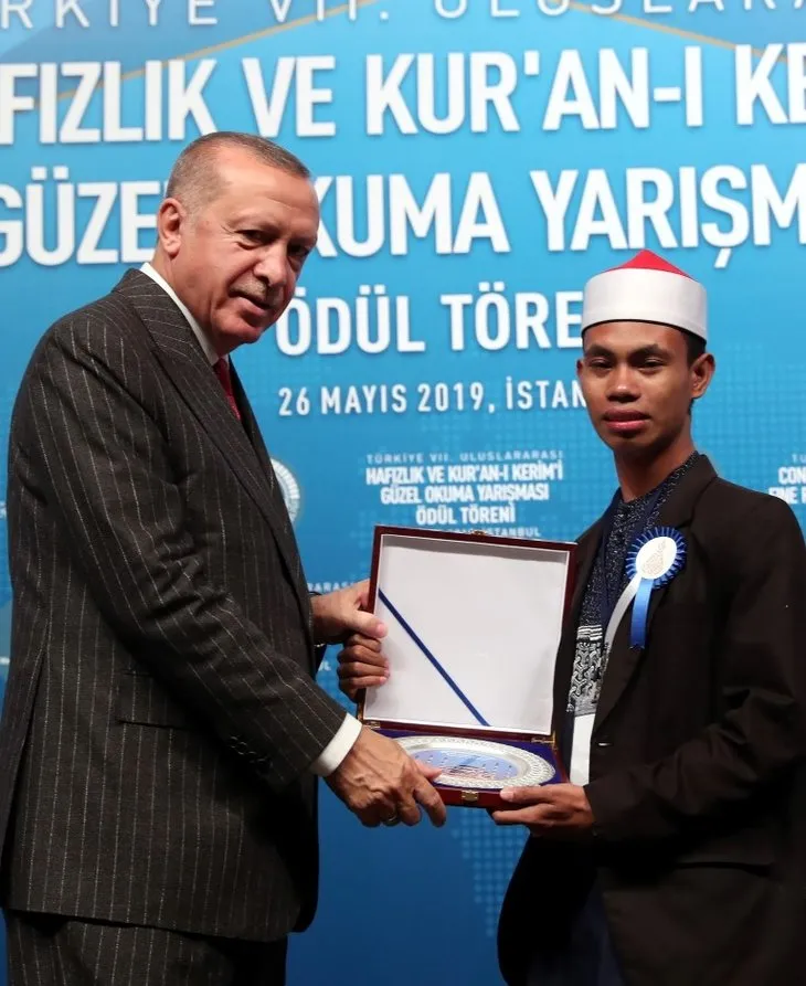 Başkan Erdoğan, Hafızlık ve Kur’an-ı Kerim’i Güzel Okuma Yarışma ödül törenine katıldı