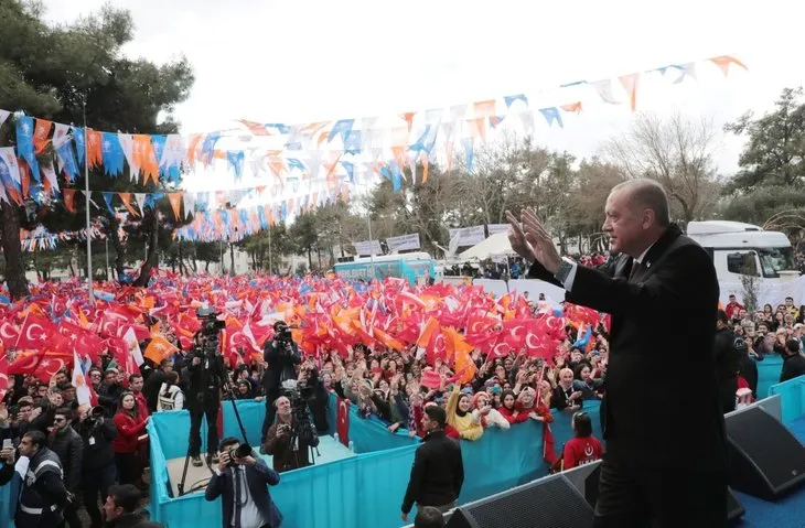 Erdoğan Muğla’da böyle karşılandı! Erdoğan’a büyük sevgi seli...