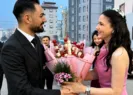 Geline verdiği buket sosyal medyada viral oldu