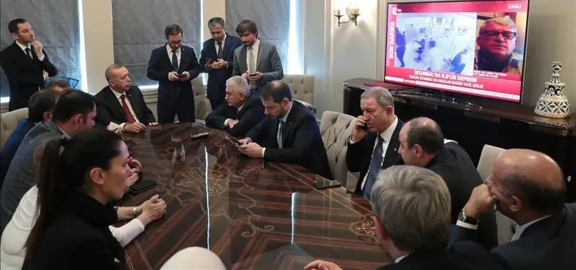 Son dakika: Başkan Erdoğan İstanbul depremiyle ilgili brifing aldı