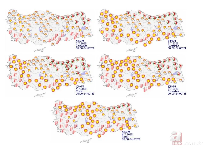 Meteoroloji uyardı: 5 Temmuz’da yeni dalga geliyor! Libya üzerinden Türkiye’yi etkisi altına alacak 5