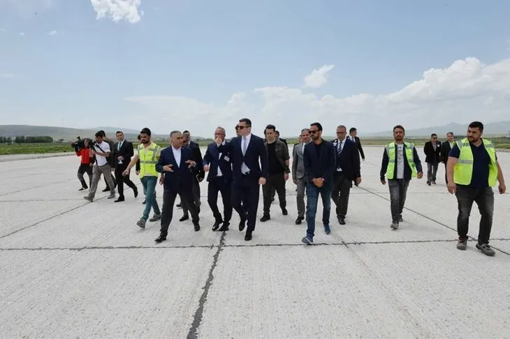 Erzurum’da 8 yıldır apronda bekleyen uçak için sona gelindi