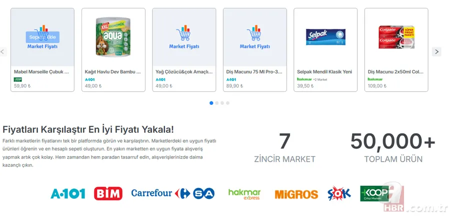 Market fiyatı ürün karşılaştırması nereden yapılır? Hangi markalar var? TUBİTAK Market fiyatları ekranı: marketfiyati.org.tr 3