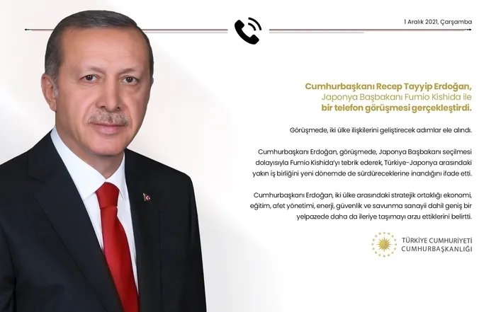 Son dakika: Başkan Erdoğan, Japonya Başbakanı Fumio Kishida ile görüştü