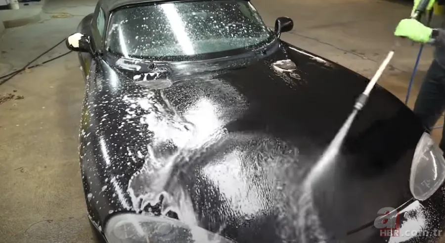 Garajda kaderine terk edilmiş Dodge marka arabayı yenilediler 🚗 Sahiplerinin gözü yaşlı 16