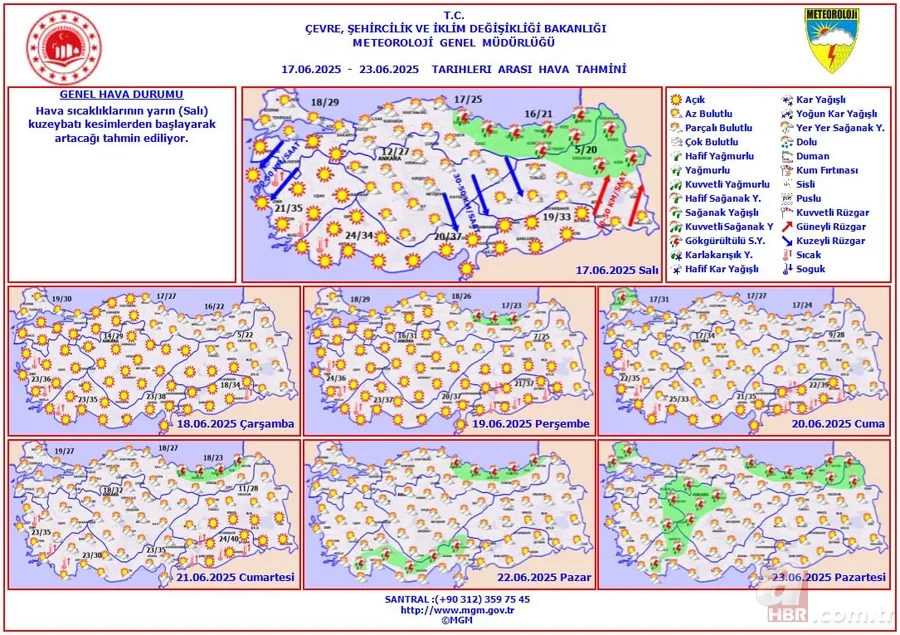 Yazın en sıcak günleri kapıda! Termometreler tırmanışta: Meteoroloji'den haritalı paylaşım: Yarından itibaren... 2