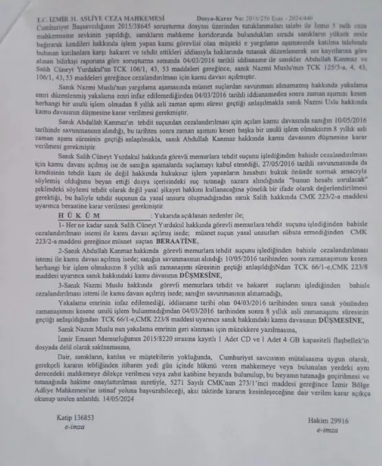 Sapık FETÖ’cüyü aklayan polislere 4 gün kıyağı! Zaman aşımı biter bitmez karara bağlandı...