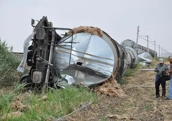Yozgat'ta tren raydan çıktı!