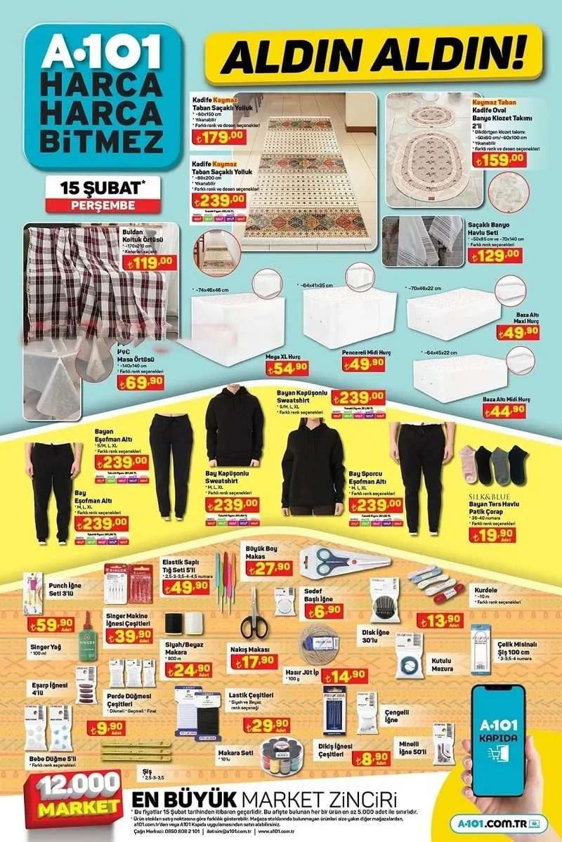 15 Ocak aktüel ürünler kataloğu! A101 indirim gelecek yeni ürünleri belirledi! İşte yeni indirim afişi…