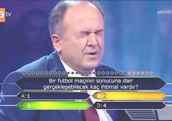 Öyle bir soruda elendi ki...