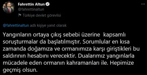 Adalet Bakanı Abdulhamit Gül'den İç Anadolu Akdeniz ve Ege'deki orman yangınlarına ilişkin flaş açıklama - 5