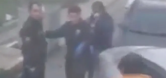 Sopayla bekçiye saldırmaya kalktı! Etkisiz hale getirildi