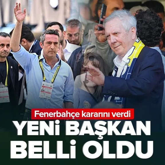 Fenerbahçe’nin başkanı yeniden Ali Koç seçildi! El ele kürsüye çıktılar