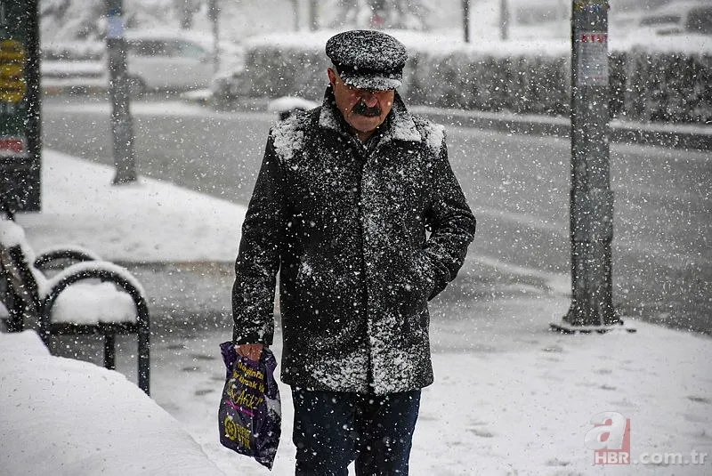 19 il için sarı alarm: İstanbul'da beklenen kar bugün başladı! Kaç gün sürecek? 11