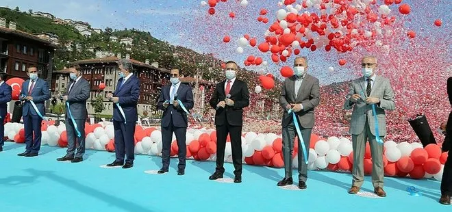 Son dakika: Başkan Erdoğan video konferans ile Rize’de açılışa katıldı