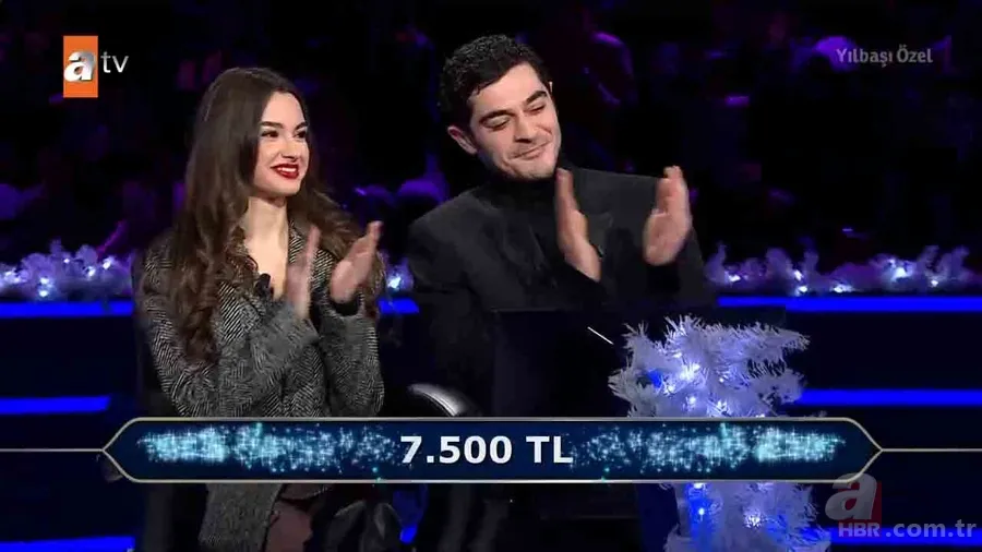Milyoner'de yıldızlar geçidi! Burak Deniz ve Su Burcu Yazgı Coşkun milyonluk soruyu açtırdı | Kazanılan ödül çocuklar için bağışlandı 13