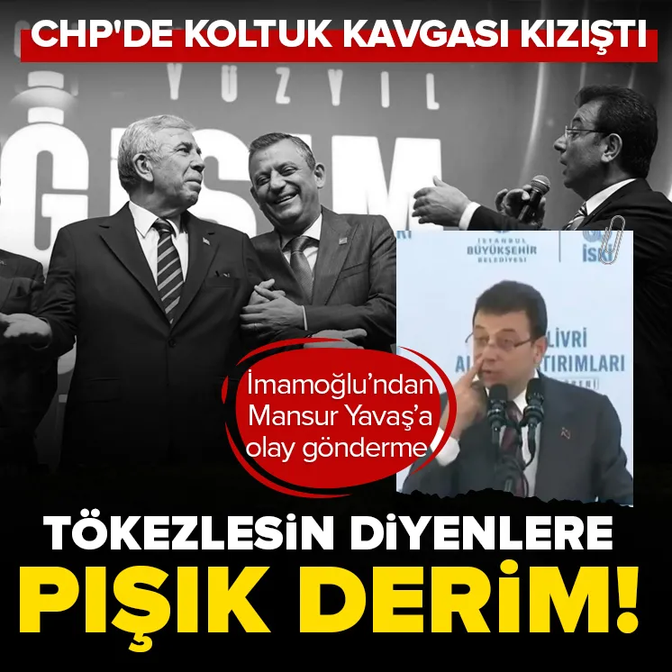 İmamoğlu’ndan Mansur Yavaş’a olay gönderme