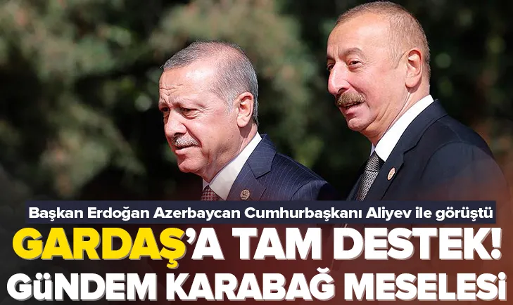 Başkan Erdoğan, Aliyev ile görüştü