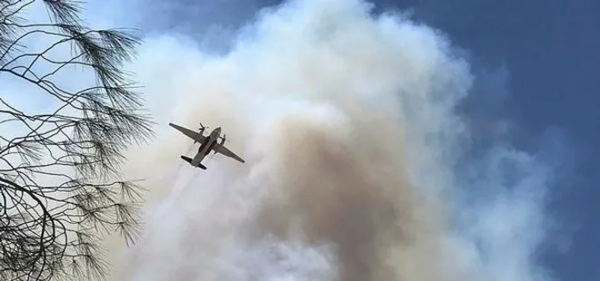 Antalya Manavgat’ta helikopterler peş peşe sorti yaptı! Yangınlar sönene kadar...