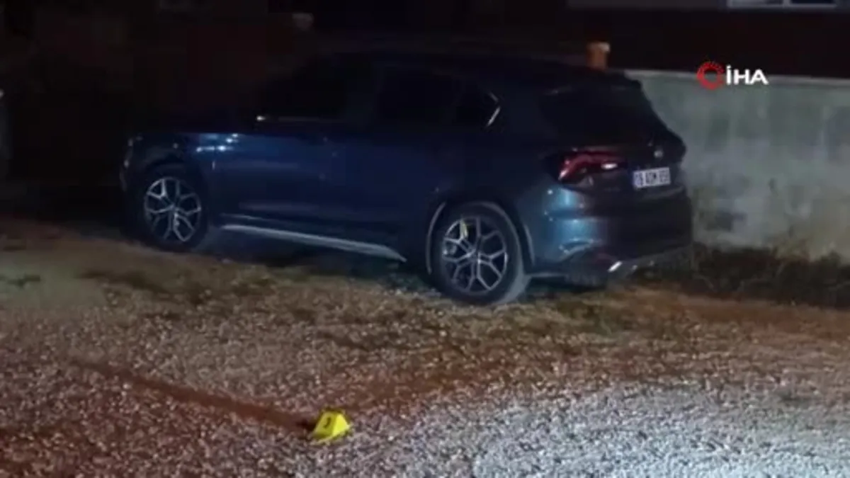 Park halindeki aracı kurşunladılar