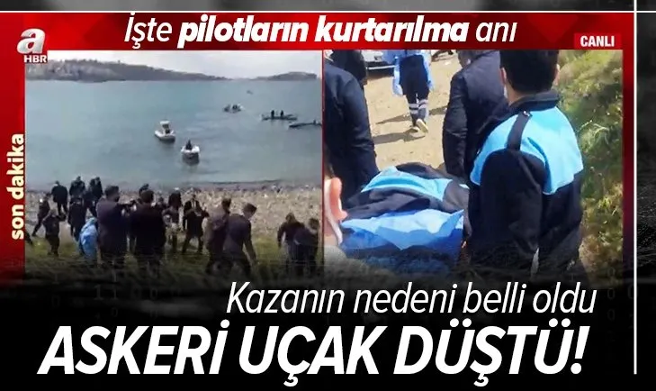 Son dakika: İzmir'de askeri uçak düştü! İşte kazanın nedeni