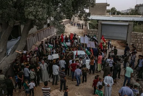 İdlib halkından Türkiye’ye destek