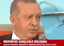 Başkan Erdoğan şarkıya eşlik etti