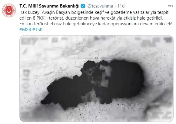 Son dakika: TSK'dan Avaşin Basyan bölgesine harekat: 8 PKK'lı öldürüldü - 1