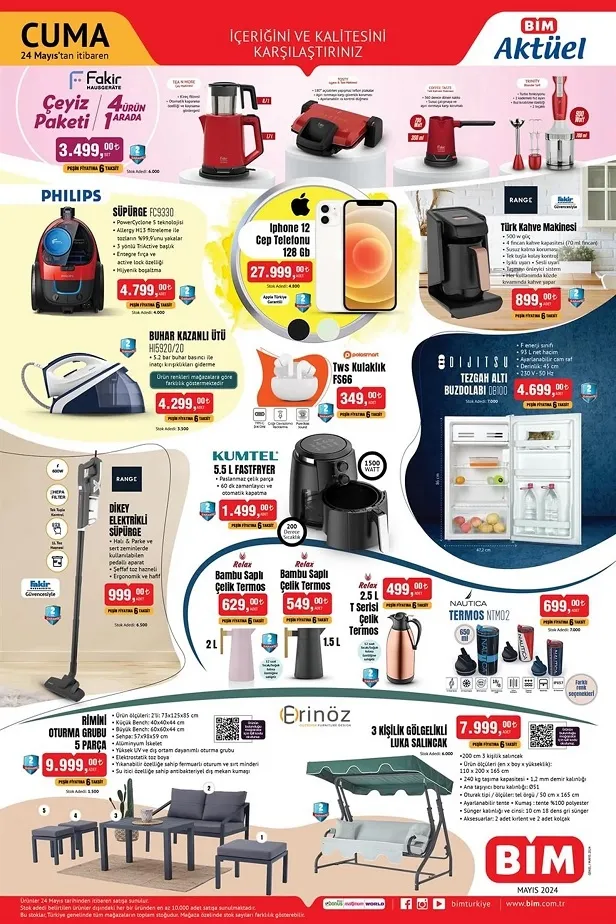 BİM 26 Mayıs aktüel ürünler kataloğu yayında! BİM’e 600kg taşıma kapasitene sahip şişme bot geliyor!